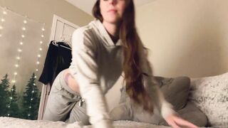 Your naughty stepsis is a real cock whore! Pillow humping just won't cut it this time!