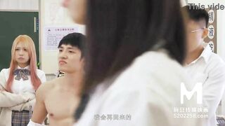 Trailer-Model Super Sexual lesson School-Sex Battle-Yue Ke Lan-MDHS-0004-Best Original Asia Porn Video