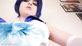 FUTA SAILOR MERCURY (Sailor Moon futanari femdom virtual sex)