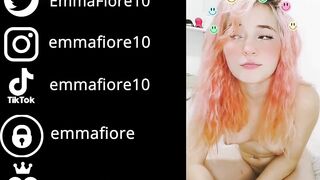 Tiktok thot reaction to amateur porn - Emma Fiore