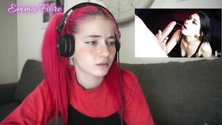 Tiktok thot reaction to amateur porn - Emma Fiore