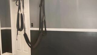 We tried out our new sex swing and I squirted