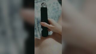 Young Woman Moans Loudly While Masturbating With Toy