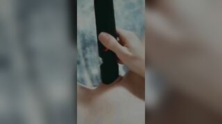 Young Woman Moans Loudly While Masturbating With Toy