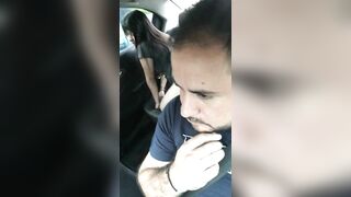 uber driver films me changing clothes on the way home