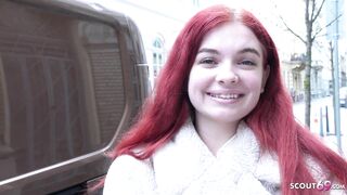 Cute Small Redhead College Girl Miss Olivia 18 I Pickup Rough Casting Fuck - German Scout