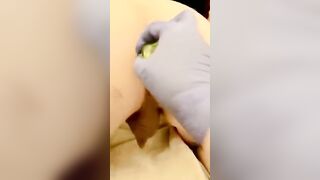 Anal treatment with new toy that we found in petshop