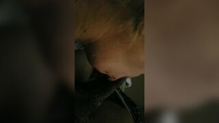 Blonde Slut Chooses Dick Over Turkey On Thanksgiving !!! Sloppy mouth