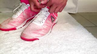 Big Sweaty Feet - Girl Removing Socks & Sneakers