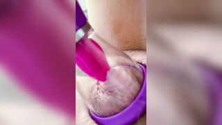 100k Views! You’re welcome ???? Watch me Cum & Squirt w/ my licking & sucking toy