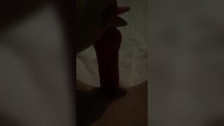 Naughty teen masturbates & squirts as she listens fucking hard next door