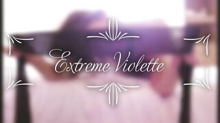 Extreme Violette Anal sex lover flushes the camera with a squirt stream