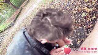 Ugly short hair granny MILF pounded outdoors in Germany! Dates66