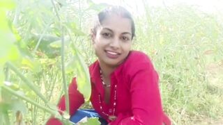 Cheating the sister-in-law working on the farm by luring money In hindi voice