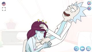 Rick's Lewd Universe - First Update - Rick And Unity Sex