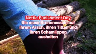 Nessel Bestrafungstag - Arsch, Titten, Scheide - Directors Cut mit Befehlen