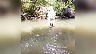 Enjoying the river