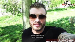 PUBLIC SEXDATE WITH GERMAN MILF HOUSEWIFE IN PARK FROM BERLIN POV