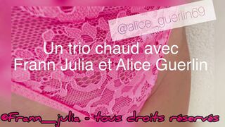 un trio avec ma copine alice on vide les couilles de mon homme