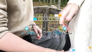 Young Couple Fucking in a Hunting Tower! - Her Mouth filled With Cum! -