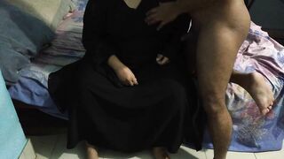 Big Boobs Indonesian MILF Mom rough fucked by guy - Hijab and Burqa