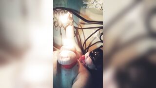 SUBMISSIVE pours candle WAX TIED TITS