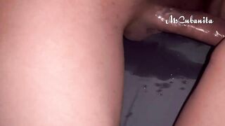 PETITE LATINA SQUIRTING AND GETTING CREAMPIED