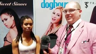 Kira Noire with Jiggy Jaguar AVN 2019