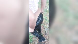 Sucking in the public park and fucking