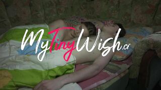 MyTinyWish - Horny teen wakes up BF and they have wonderful anal quickie