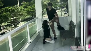 BUSTED! Anne Bonny Balcony Fuck Caught by Police ????