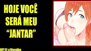 VOCÊ SENDO O ''JANTAR'' DA SUA ESPOSA (AUDIO EROTICO)