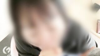 【個人撮影】朝彼氏が仕事行く前にフェラしました I gave my boyfriend a blowjob in the morning before he left for work.