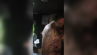 Full Body Tattooed Viking Warlock And Pagan Cum Slut