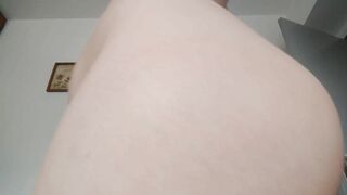 Close up pregnant girl pussy - pale skin natural ginger redhead amateur pregnancy - homemade video