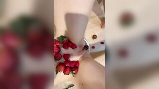 Pussy is served for dessert. Do you like berries?