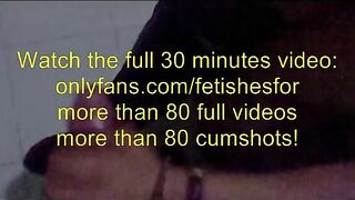 Very old tape video founded of fetishwife using slave