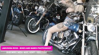 Jarushka Ross - Bikes and Babes photoshoot