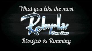 What would you prefer the most Blowjob vs Rimming?