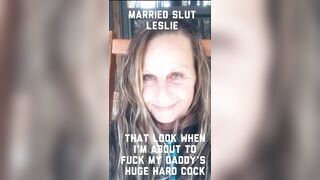 MARRIED SLUT LESLIE - EXTREME CHEATING MARRIED WHORE