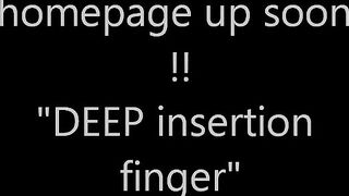 www.carmen-cumtrol.com: "DEEP finger INSERTION - watch it"