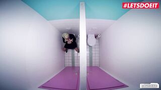 BumsBuero - Celina Davis Big Tits German Blonde Hardcore Bathroom Sex With Her Boss - LETSDOEIT