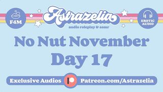No Nut November Challenge - Day 17 [JOI] [Gentle FemDom] [Handjob] [Milking]