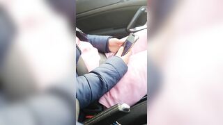 Fucking Wet Step Mom Pussy In Car without condom