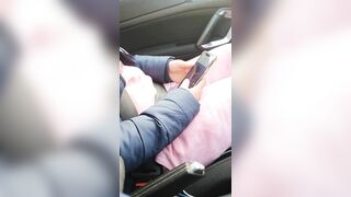 Fucking Wet Step Mom Pussy In Car without condom