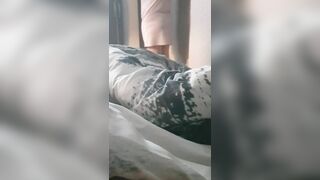 Getting hot morning fuck with my big ass and boobs step mom