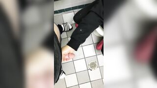 Girl Working Alone At Gas Station Jerks Me Off In Public Bathroom ???? ✊???????? (Real iPhone Video)