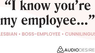 Finding out your boss is a lesbian... [erotic audio]