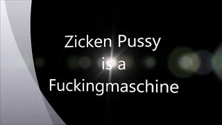 Big Dildo ride Zicken Pussy