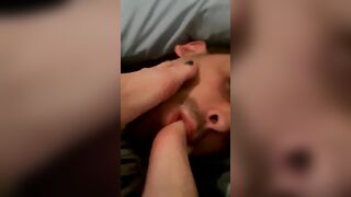 Toe licking